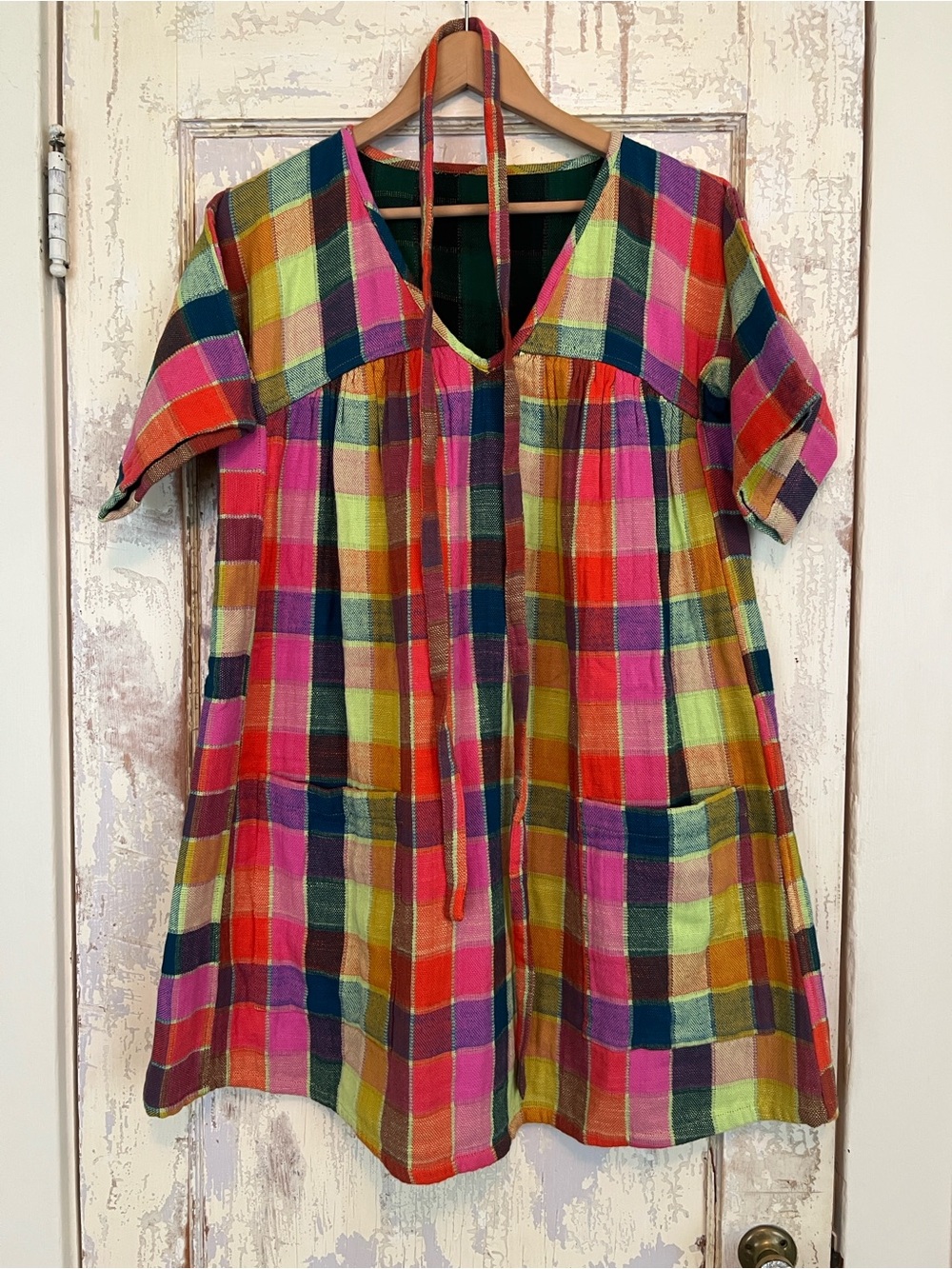 Ace & Jig Pilar Dress in “Party” textile.  Reversible dress.
